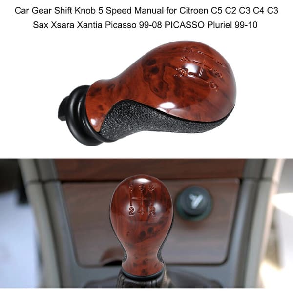 5 Trins Manuel Gear Knob til Citroen C5 C2 C3 C4 C3 Sax X