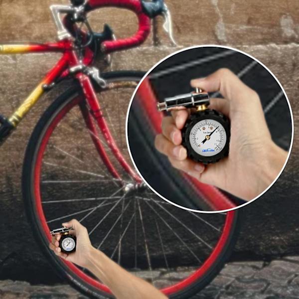 ##/Cykel Dæktryk Måler 0-160psi/11bar Dæktryk Måler##/