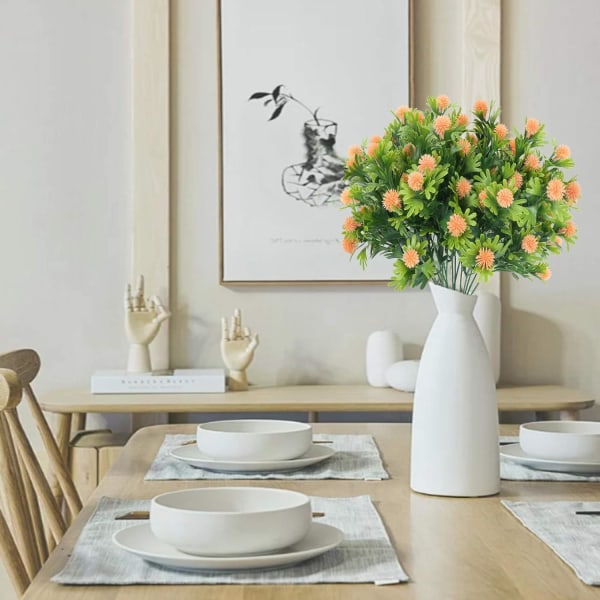 3 stycken konstgjorda blommor Deco Konstgjord växt Utomhus Inomhus