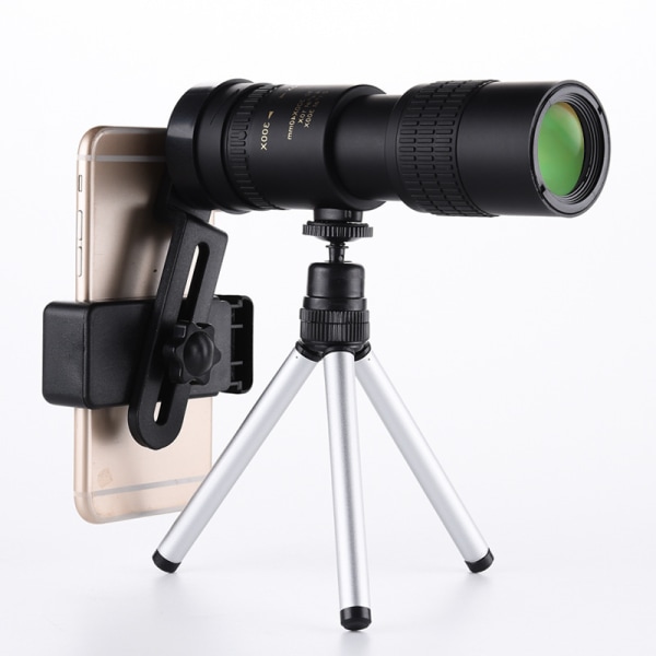 ##/10-300x40mm Zoom Monokular Teleskop med Optisk HD-Prisme for Voksne til Fugletitting, Vandring, Camping##/