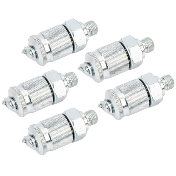 5 st Hydraulisk Testadapter Gänga Testkopplingar Anslutningar Tryckmätning PT/PPTM10 x 1