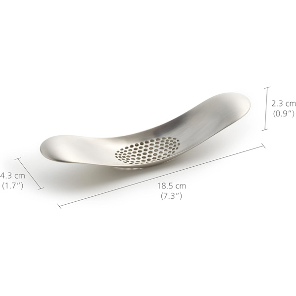 Garlic Rocker Crusher - Diskmaskinsäker, Rostfritt Stål