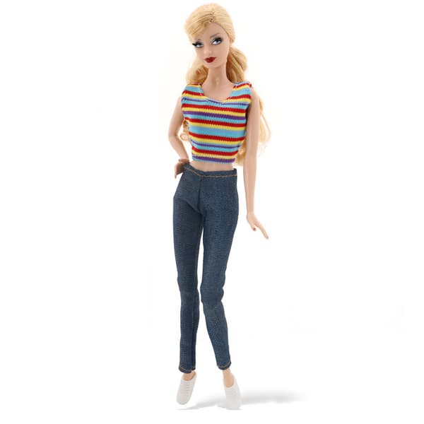Barbie-muotiasu, 5 osaa, 5 nukken lisävarustetta, lapsille