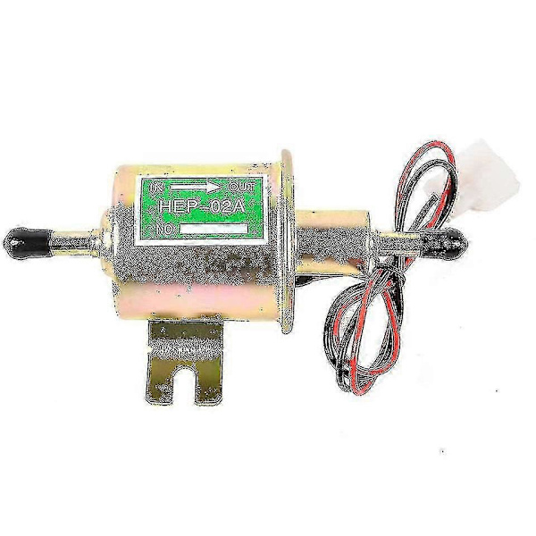 Universal 12V Bränslepump Hep-02a Elektrisk Bensin Lågtryck Råoljepump