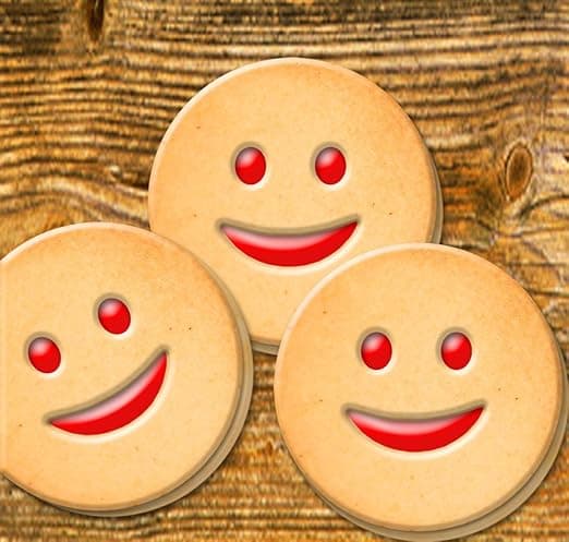 Kageudstikkere Sæt af 4 - Til Sjov Bagning - Emoji, Smiley, Hjerte og Stjerne