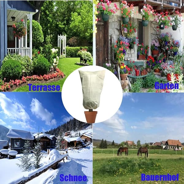 Vinterbeskyttelse for planter, frostbeskyttende plantedekker som wi
