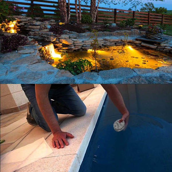 ##/LED-poollampa med AAA-batterier Kan användas för heminredning,##/