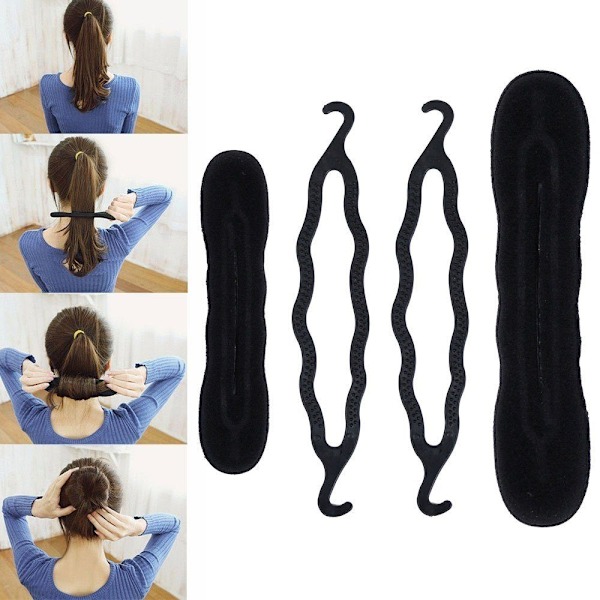 Hårstyling Set Hårstylinghjälp Set, Håraccessoarer DIY Kit Hårflätningsverktyg