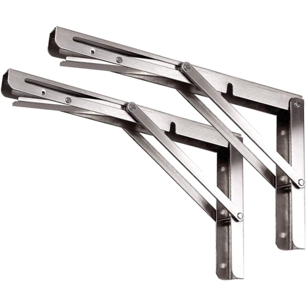 ##/200 mm Foldbar Brakett, Foldbar Konsollbrakett i Rustfritt Stål, Wa##/