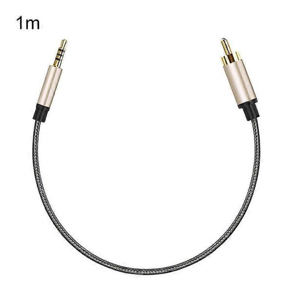 1/2m RCA til AUX 3.5mm Jack Koaksial Lydstik Kabel til Xiao-mi 1/2 TV 1M