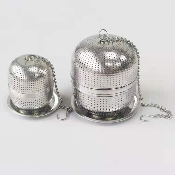 1 Set Tesil Livsmedelsgodkänd Rostfri Hängande På Kopp Modell Lös Te Blad Infuser För Hemmet B
