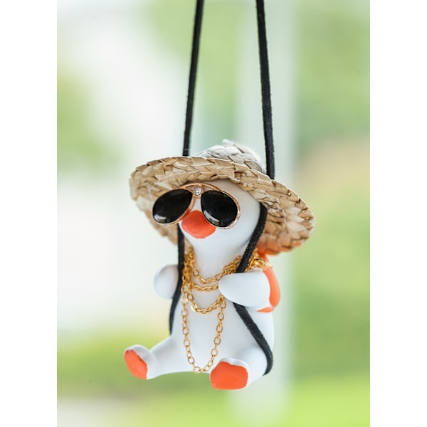 /#/Duck Charm 1 Piece Duck Charm on Car Rearview Mirror for Car Decoration/#/