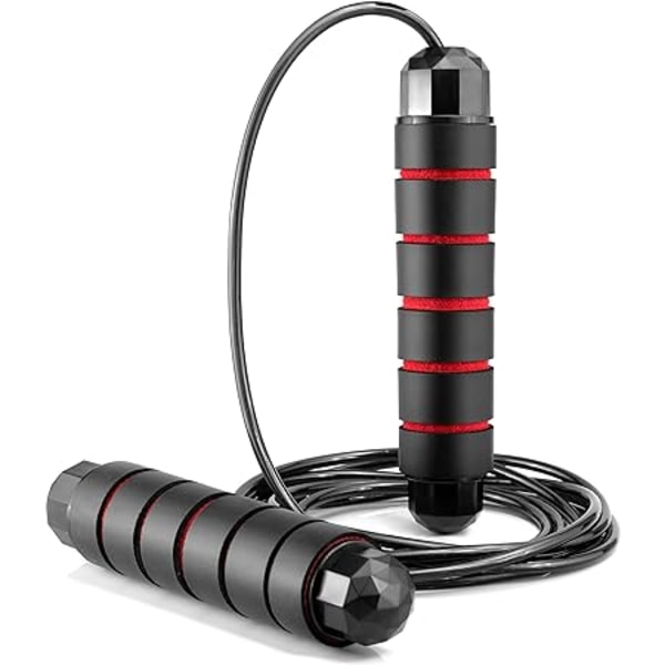 Red Jump Rope for Adult Fitness Gym Boksning Speed ​​??Shopping for