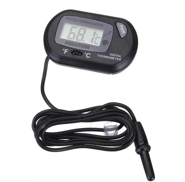 ##/Liten digital akvarietermometer med sugkoppar & sond och batteri LCD akvarietermometer för marint akvarium inkubator reptiltank##/