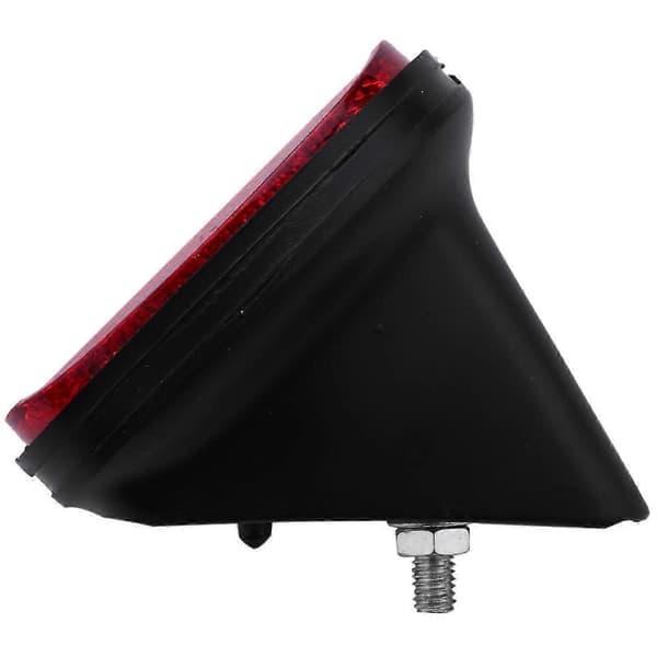 1 st Cykel Bakre Stänkskärm Reflex Mudguard Oval Varnings Röd svart