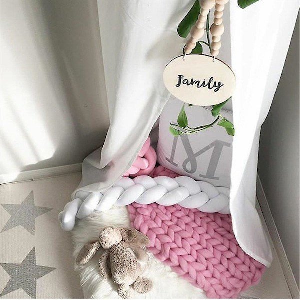 Sengestang, Baby Nest, Sengestang, Baby Seng, Bumper, Vævet, Kant