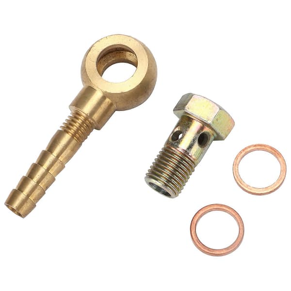 Turbolader Vandkølings Banjo Fitting Bolt Sæt M14x1.5 til 3/8in Slange Studs Adapter Kit