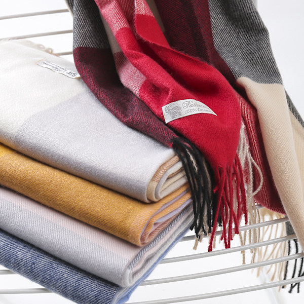 ##/Ullhalsduk damhalsduk mysig mjuk rutig vinterhalsduk poncho kvalitet##/