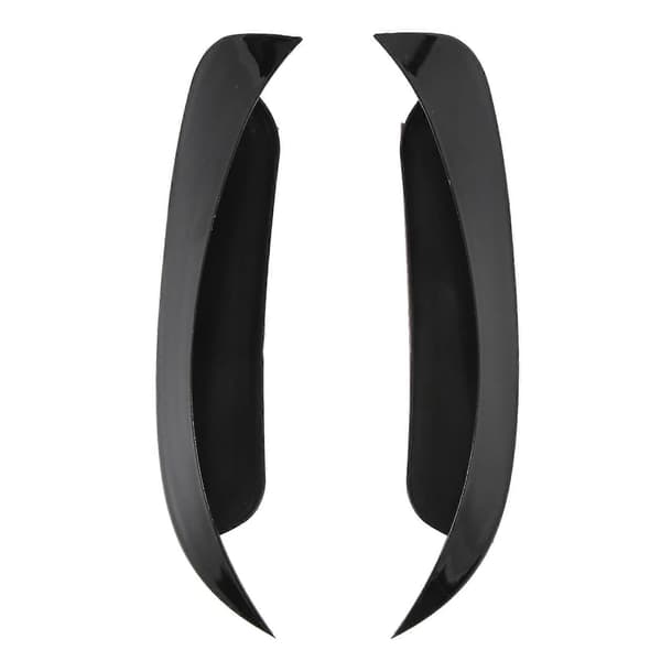 2 stk. blank svart bakre støtfanger spoilerfinner erstatning for Mercedes GLA-klasse X156 GLA200 260 GLA45 AMGLine 20132019