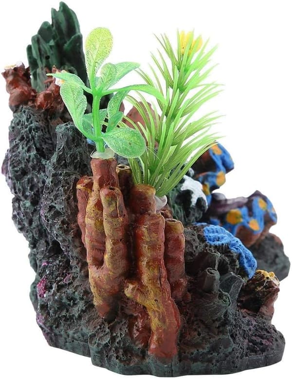 Akvarium Dekoration Figur Landskap Harts Grott Akvatisk Dekor