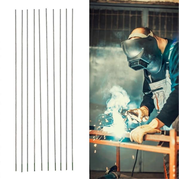 10 stk. WP wolfram elektrode lysbue nål for sveising av tynt aluminiumstål grønn 1,0 mm