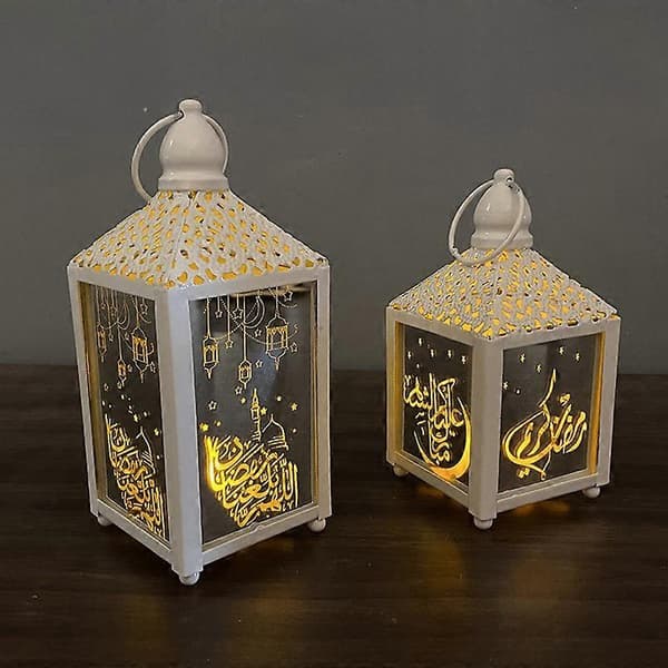 Klassisk Lyktlampa Dekorativ Fantastisk Klar Tryck LED Vindlykta Heminredning E