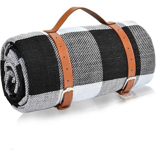 Vattentät Picknickfilt 150×200cm, Bärbar Vikbar Picknickmatta