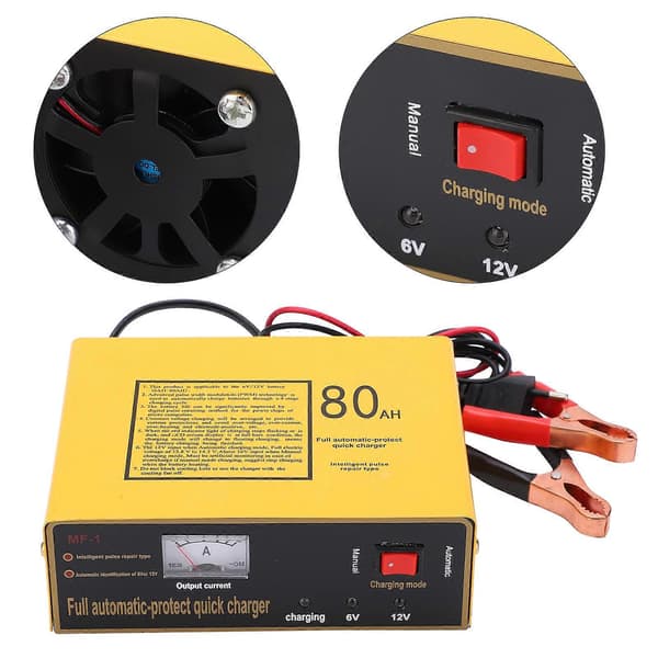 Batterioplader Smart MF1 Strømforsyning til Børns Elbil Motorcykel 120W AC250V (EU Stik)