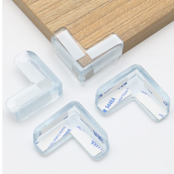 20 stk Babybords hjørnebeskytter, gennemsigtigt møbelhjørne P