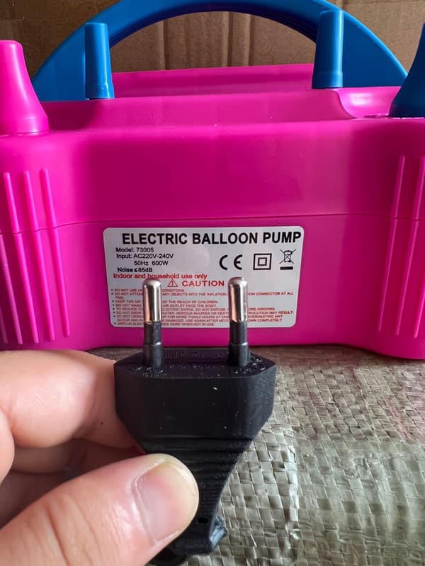 Elektrisk Luftballong, Bærbar Høy Effekt Dobbel Dyses Inflatorpumpe