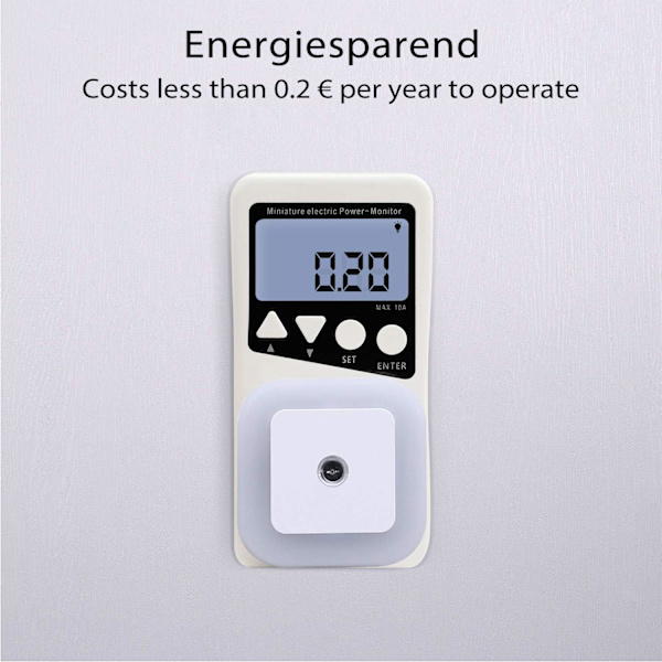 2 stk Automatisk LED Nattelys, Skumringsensor Nattelys, Di