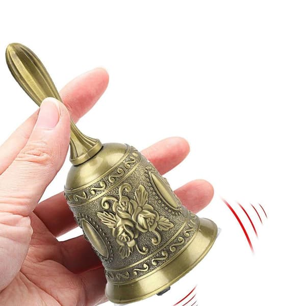 ##/Hängande dekorativ handklocka, klassisk antik ringklocka##/