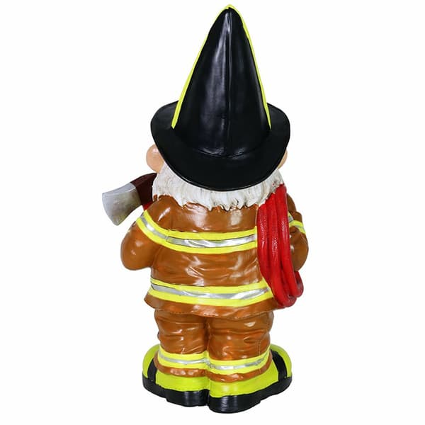 Brannmann Gnome Hagestatue