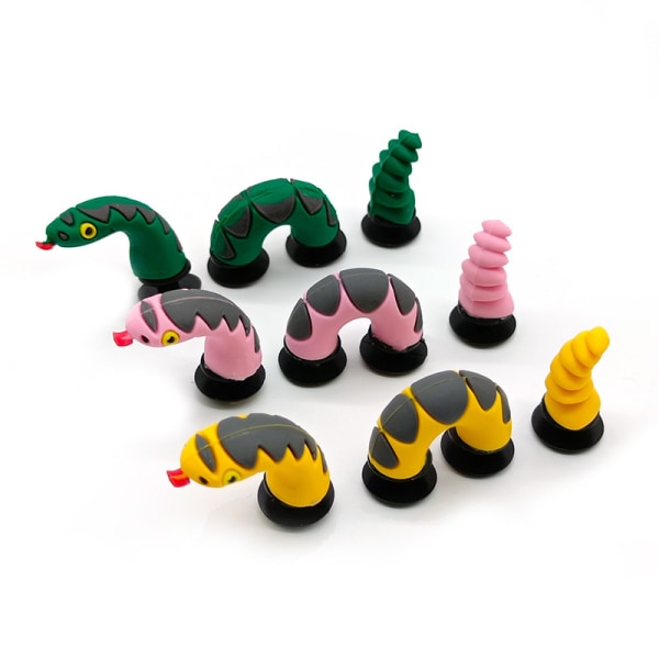 12 stykker 3D Dragon Clog Sandaler Ornamenter, Shoe Charms, Cute Sho
