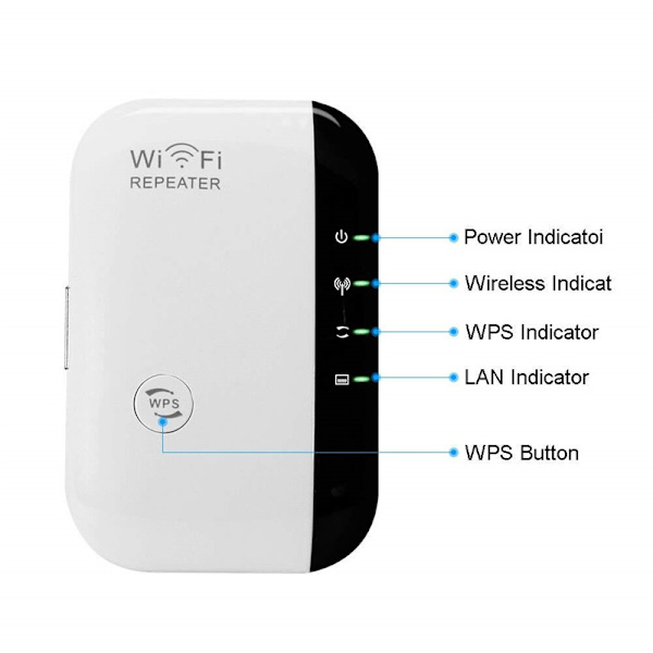 WiFi-förstärkare Trådlös Extender 300M Access Point (AP) Signal Am