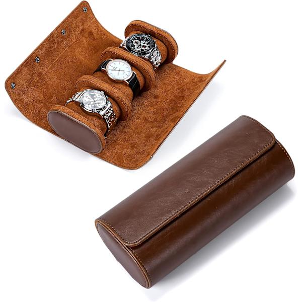 Uppgraderad Bärbar Läderurbox, Reseurbox, Klassisk Wa