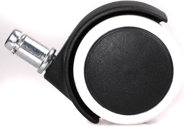Sæt med 5 hårde gulv hjul 11 mm - til kontorstol, 11/50 mm, W