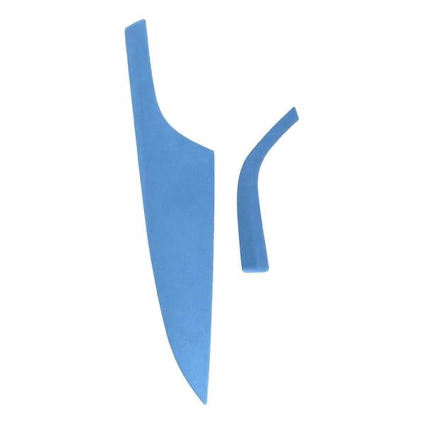 Passagerarinstrumentpanel Skydd AC Ventilationsutlopp Trim Mocka Dekor Passar för 2-serie F22 F23 2012-2016 (Himmelsblå)