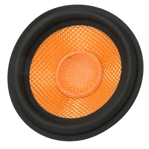 Högtalarkon Trummpapper 1 Tum Innerdiameter Subwoofer Kon Trummpapper med Gummikant för 4 Tums Högtalare