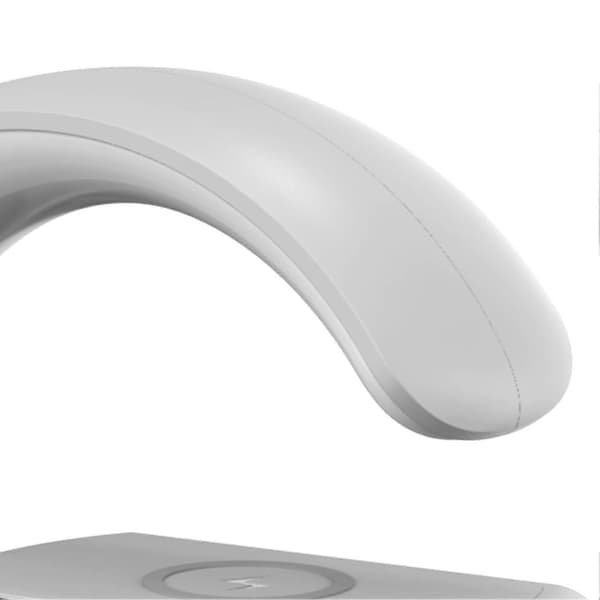 Smart Ambient Light 15W Trådløs Opladning Bluetooth Højttaler Vækkeur Intelligent Ambient Lampe EU Stik