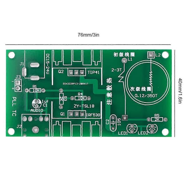 15?24V Spole Plasmahøgtalare Kit Elektronisk Båg Reservdelar Transmission DIY Kort Set