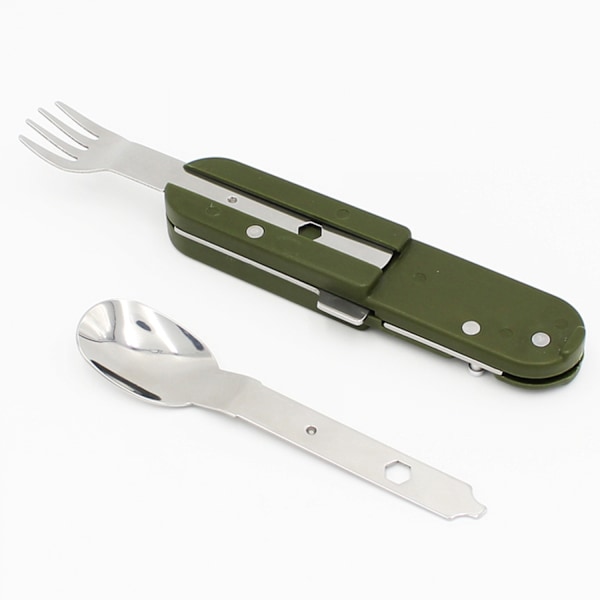 ##/Bestickset för camping, resebestick, multifunktionellt set med 2 delar##/