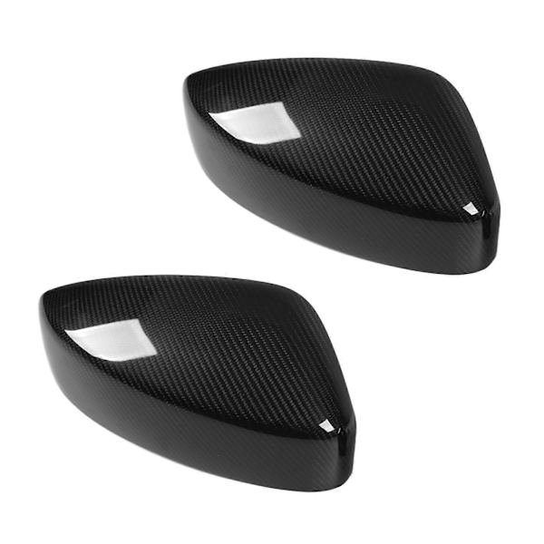 2 stk. Sidespeildeksler i tørr karbonfiber, erstatning for Mazda 3 2014–2016