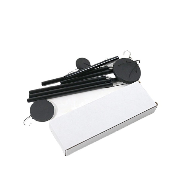 Svart - Utomhusklocka, Stor Utomhusklocka, Underbar 6 Aluminium