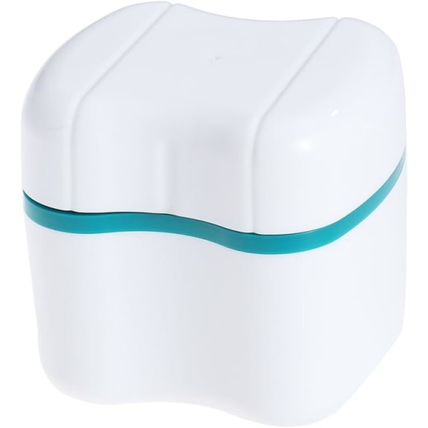 (Grön) rosenice Dental Dentiera Box med Bling-tänder för Dentie