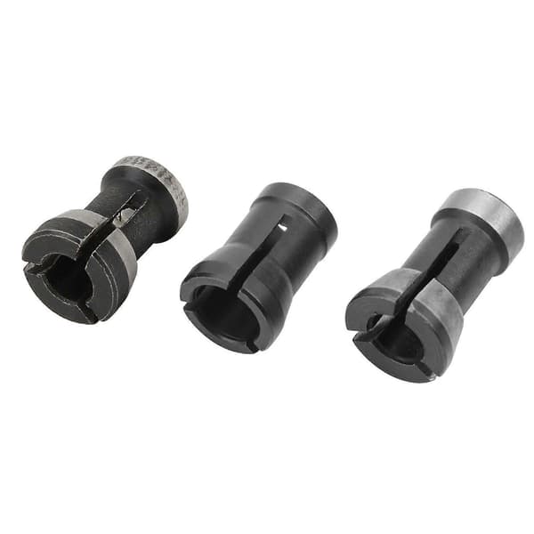 3 STK 6 / 6,35 / 8 mm Chuck Adapter Trebearbeiding Fresing Trimming Kutter Chuck Graveringshode