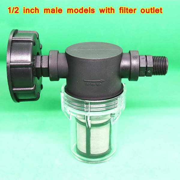 Tilkobling for 1000 liters regntank (1/2'' hann-gjenger), con