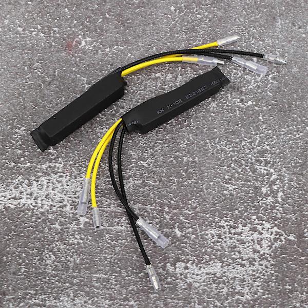 2 stk. DC12V 21W LED Modstand Dekoder Fejlfri Annullerer Ensidig Ledning til Motorcykel Blinklys