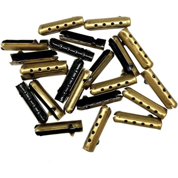 24 stk Metall DIY Skolisser Reparasjon Skolisser Tips Utskifting End