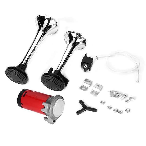 12V 120dB Super Høj Luft Horn Dobbelt Trompet Universal til Motorcykel